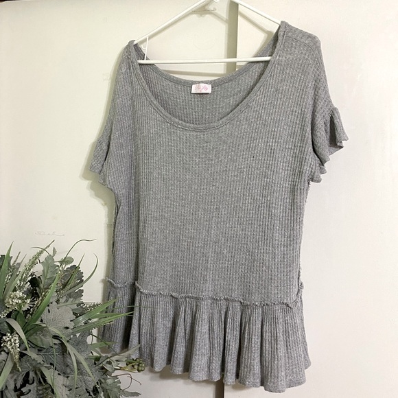 Tops - Pink Lily waffle material too